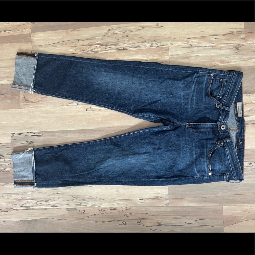 AG Adriano Goldschmied The Stevie Cuff Slim Straight Cuffed size 29